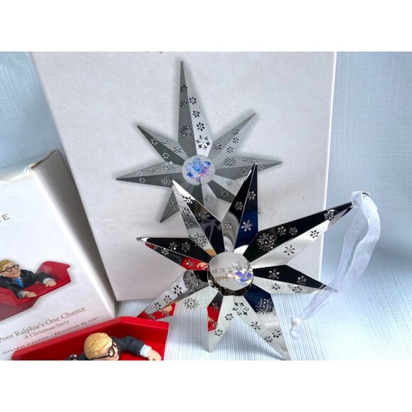 2010 Christmas Story poor Ralphie's one chance ,Star Hallmark 2 pc - Picture 5 of 6